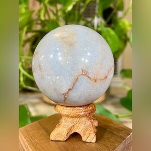 !!! 20% OFF SALE !!! 1650 Angelite Crystal Sphere - 55.0mm